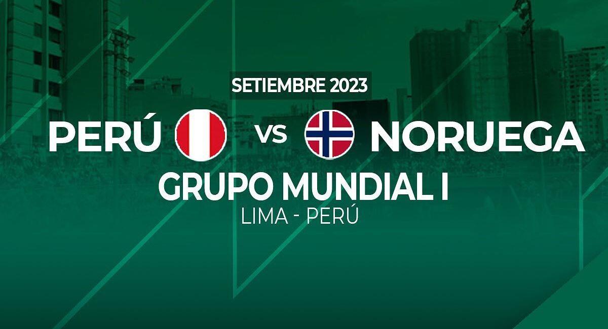 Perú vs Noruega. Foto: Federación Peruana de Tenis