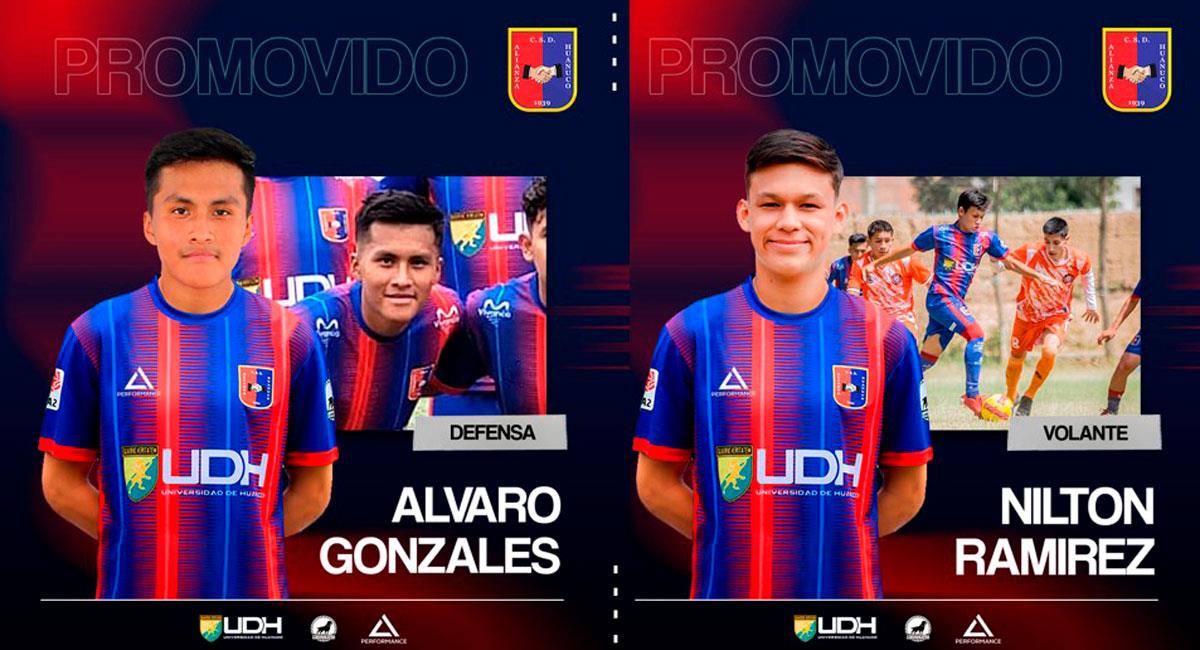 Alianza UDH promovió a dos juveniles al primer equipo. Foto: Facebook CSDC Alianza Universidad de Huánuco