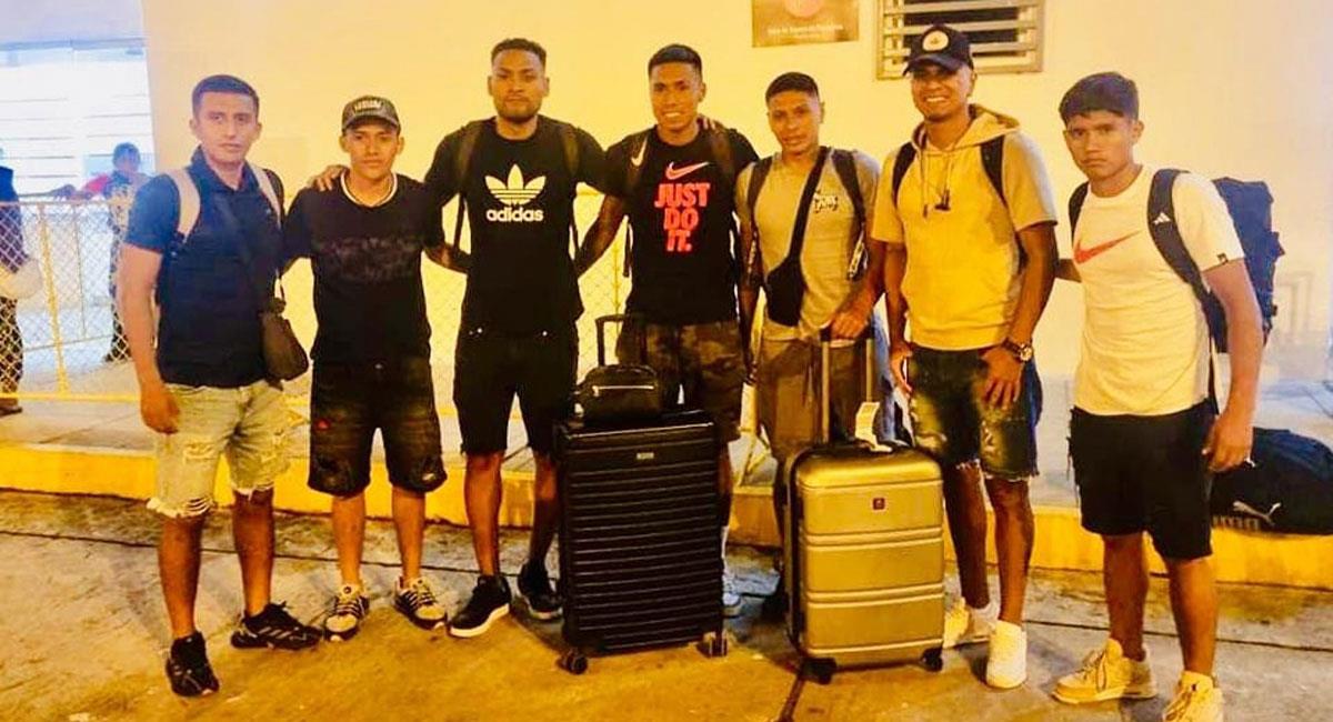 Los refuerzos de Comerciantes FC llegaron a Iquitos. Foto: Facebook Comerciantes F.C
