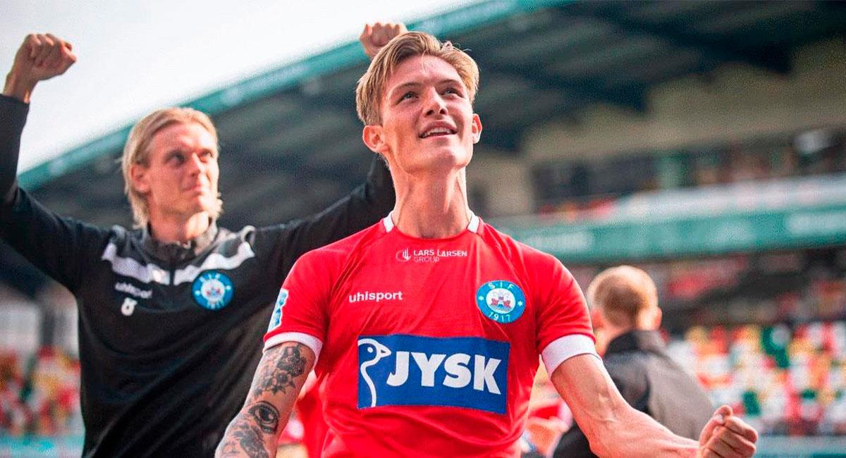 Silkeborg rescató empate ante Aarhus en Dinamarca. Foto: Captura Twitter