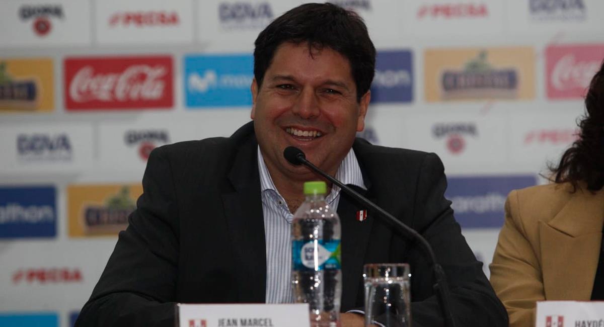 Jean Marcel Robilliard. Foto: Twitter Federación Peruana de Fútbol