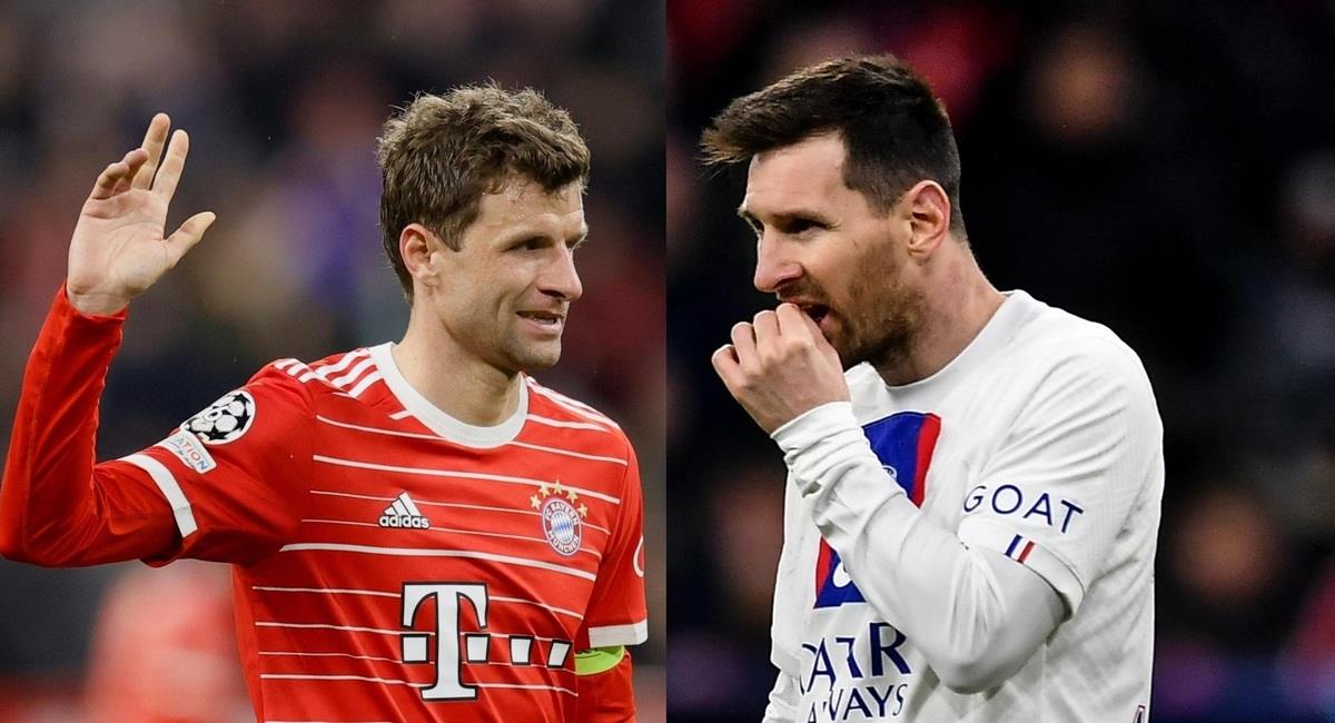 Müller y Messi. Foto: EFE
