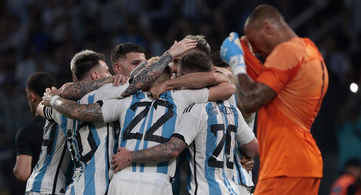Argentina no tuvo reparos en golear en amistoso a Curazao. Foto: EFE