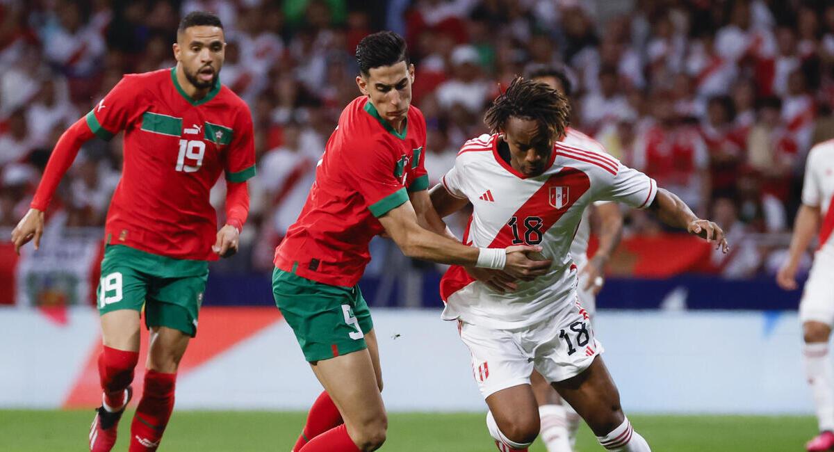Perú vs Marruecos. Foto: EFE
