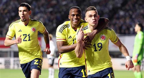 Colombia ganó con un golazo de chalaca de Borré