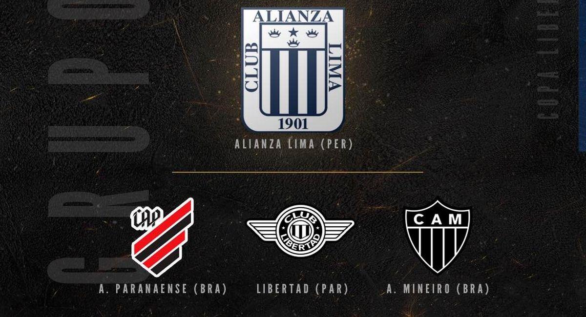 Grupo de Alianza Lima en la Copa Libertadores. Foto: Facebook Club Alianza Lima