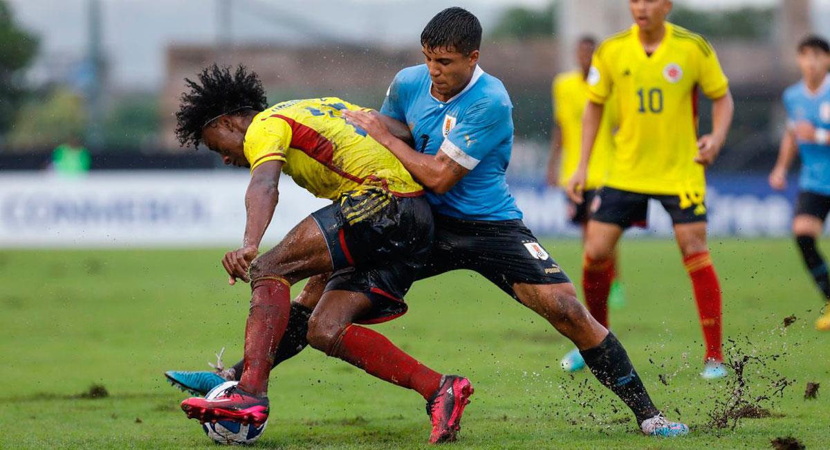 Colombia y Uruguay igualaron sin goles. Foto: Twitter @Conmebol