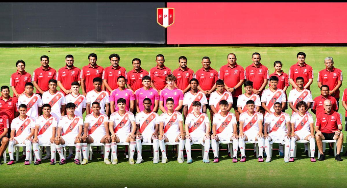 Selección Peruana Sub 17. Foto: Facebook Selección Peruana