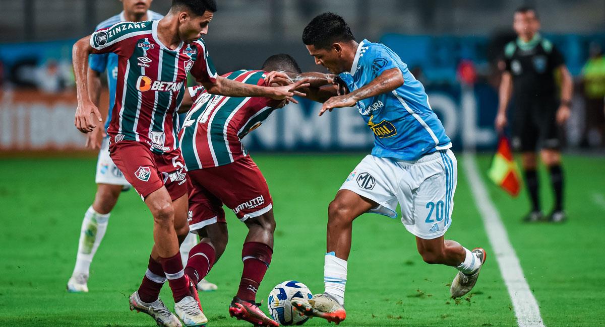Sporting Cristal cayó ante Fluminense en la Libertadores. Foto: Twitter @ClubSCristal