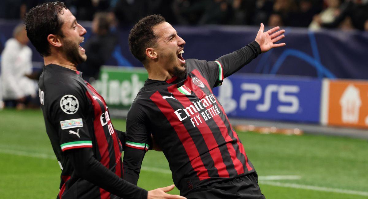 AC Milan venció al Nápoli en la Champions League. Foto: EFE