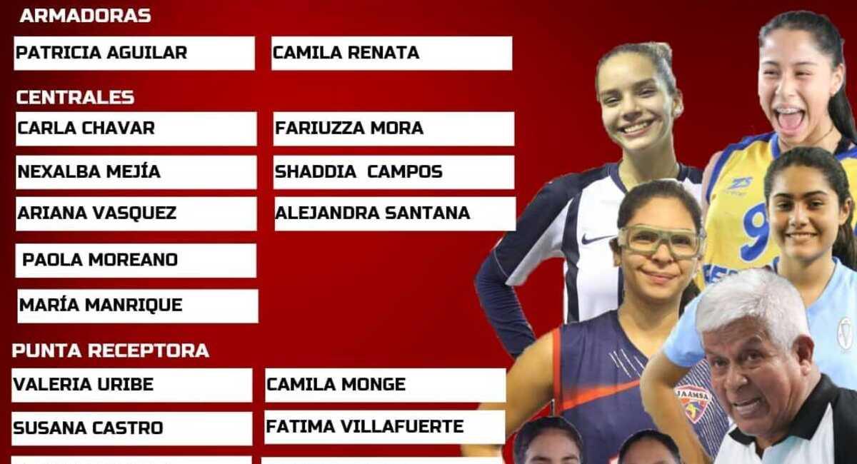 Sub 17. Foto: FPV - Federación Peruana de Voleibol 