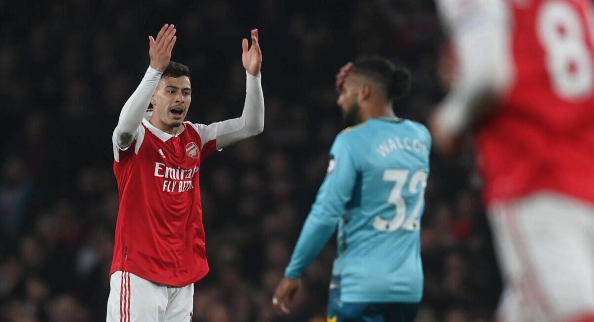 Arsenal rescata agónico empate ante Southampton. Foto: EFE