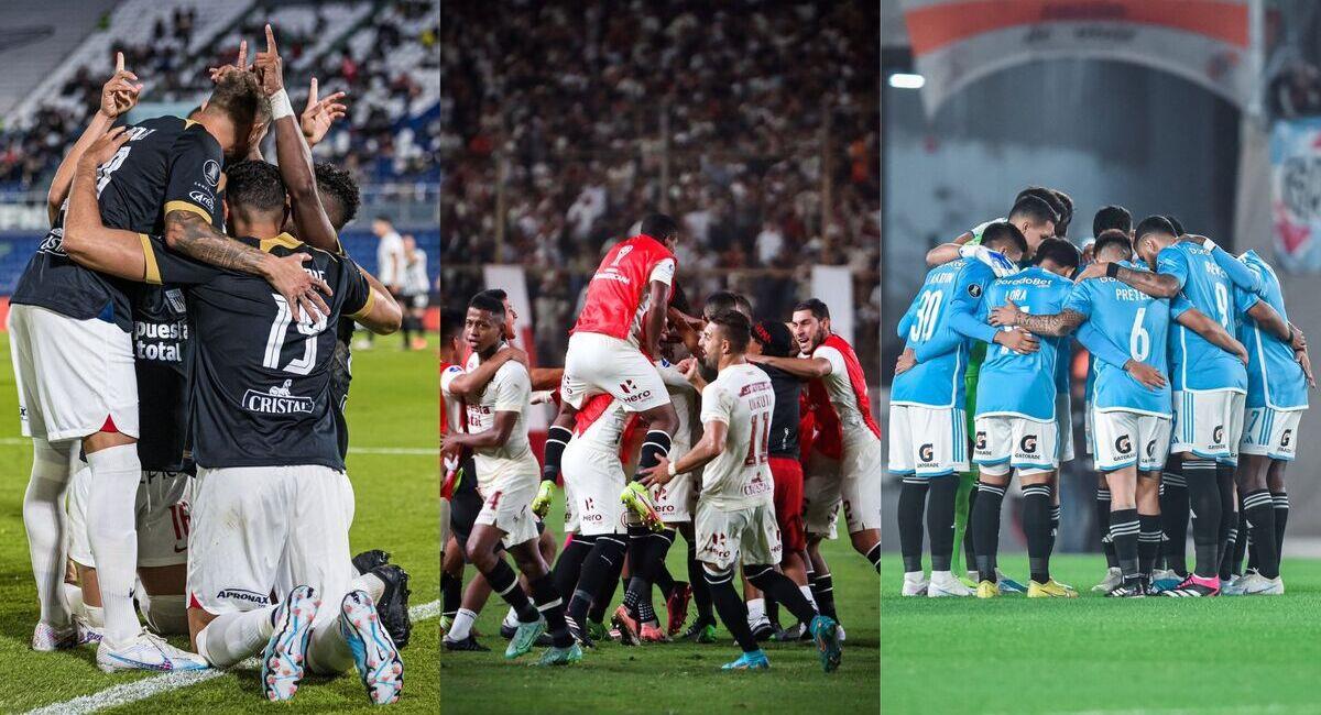 Los clubes peruanos a nivel internacional. Foto: Twitter @ClubALoficial@Universitario@ClubSCristal