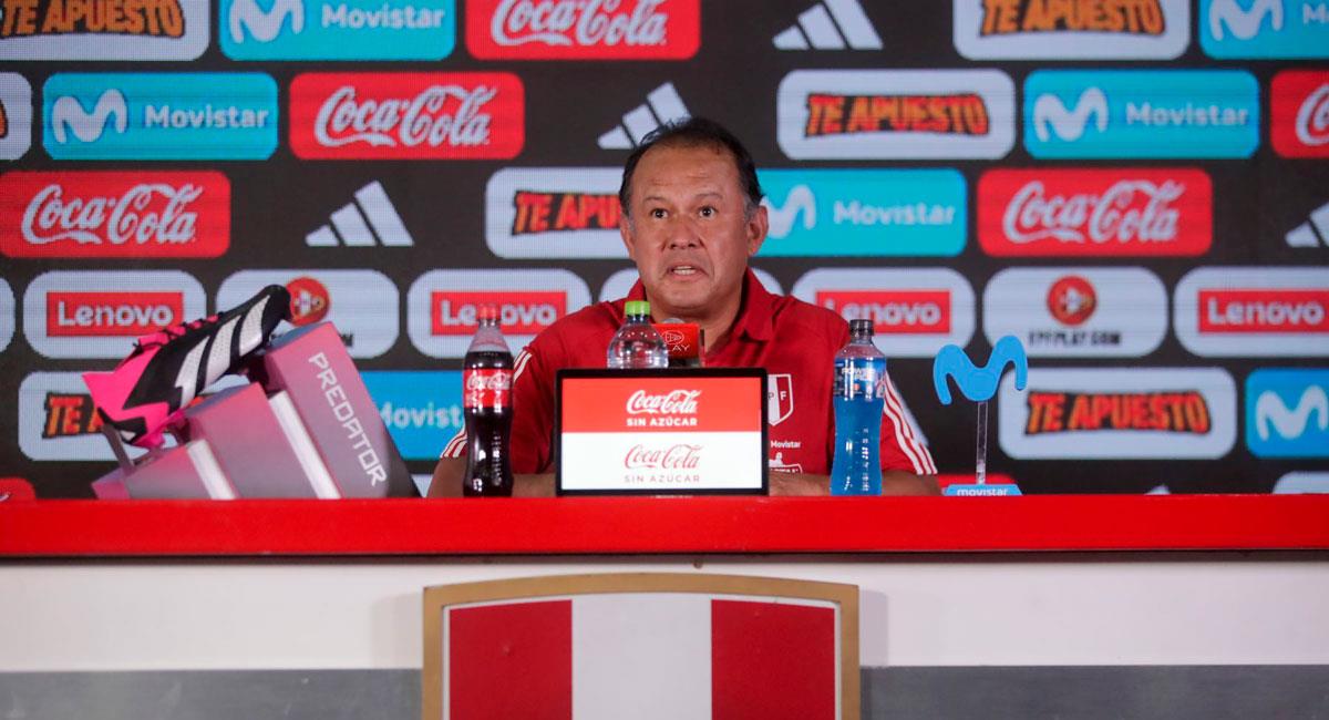 Juan Reynoso, técnico de la Selección Peruana. Foto: Andina