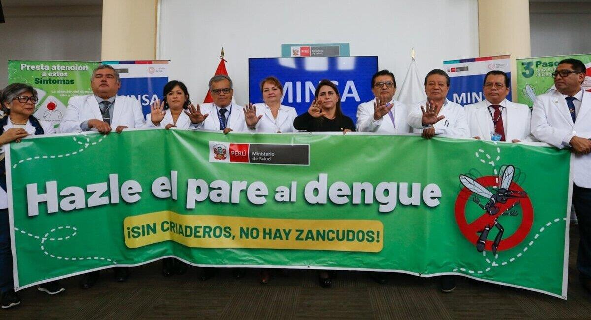 Minsa contra el Dengue. Foto: Twitter Minsa_Peru