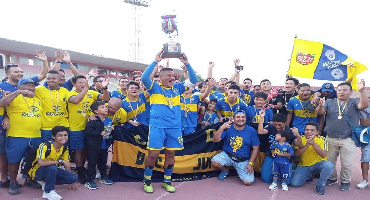 Boca Juniors de Chiclayo, campeón distrital. Foto: Facebook Liga Distrital de Chiclayo