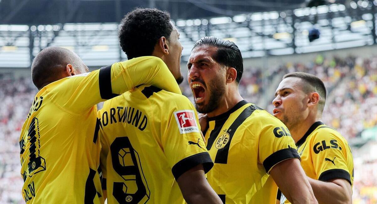 Dortmund ganó y quedó a un paso del título. Foto: EFE