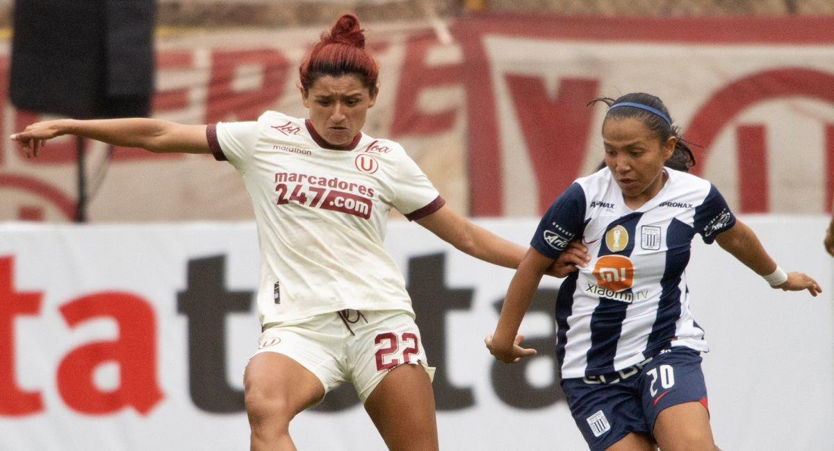 Universitario y Alianza Lima chpcaron por la Liga Femenina. Foto: Twitter Liga Femenina