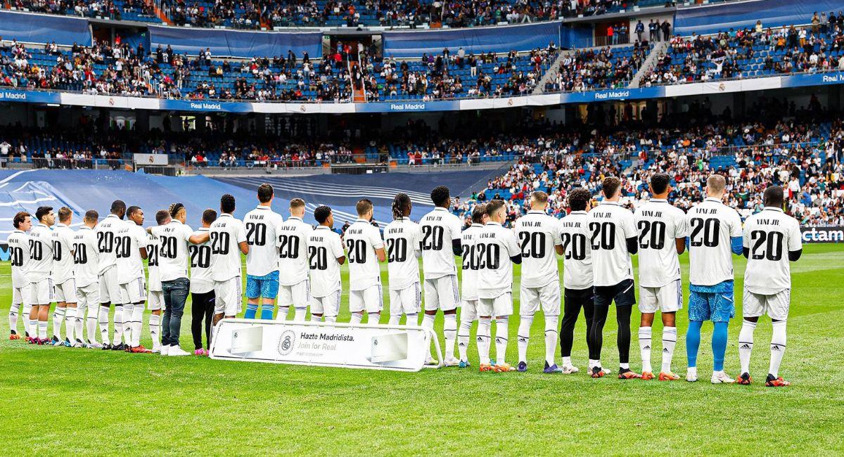 Real Madrid le rinde homenaje a Vinicius Junior. Foto: Instagram @realmadrid