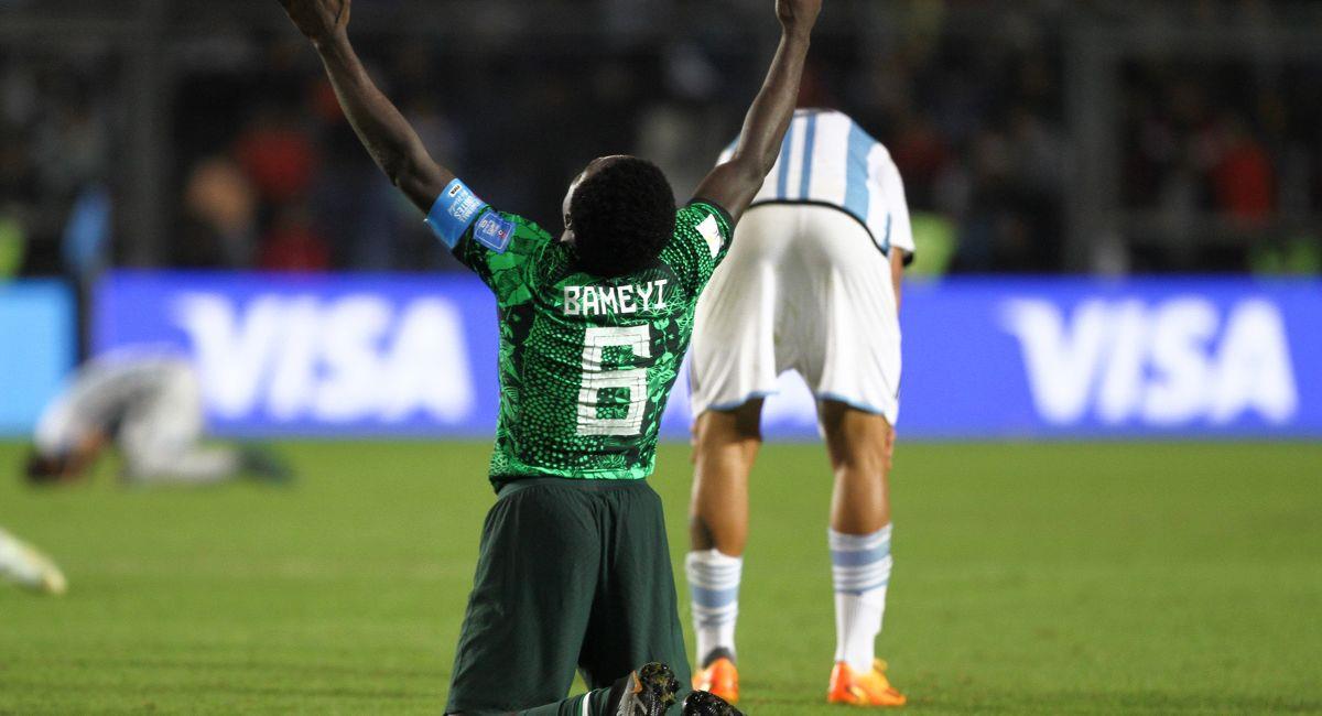 Argentina, selección anfitriona del mundial, no pudo con Nigeria y se despide del Sub 20. Foto: EFE