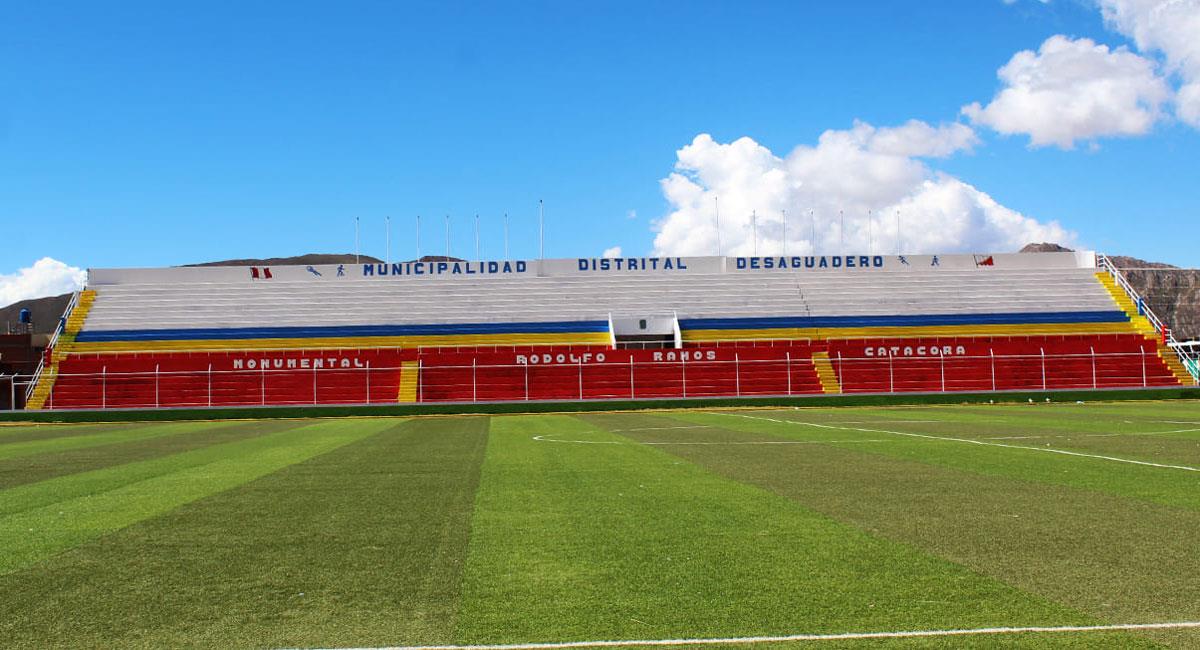 Estadio Rodolfo Ramos Catacora - Desaguadero. Foto: Facebook Club Deportivo Binacional