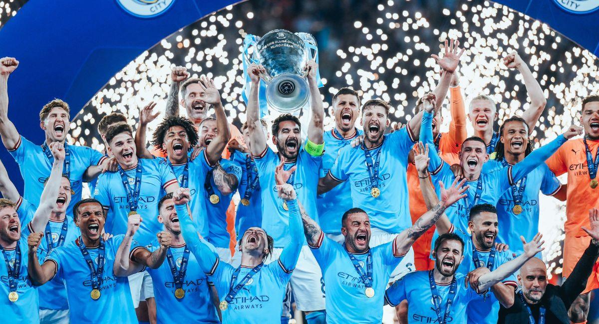 Manchester City se coronó campeón de la Champions League. Foto: Twitter @ManCity