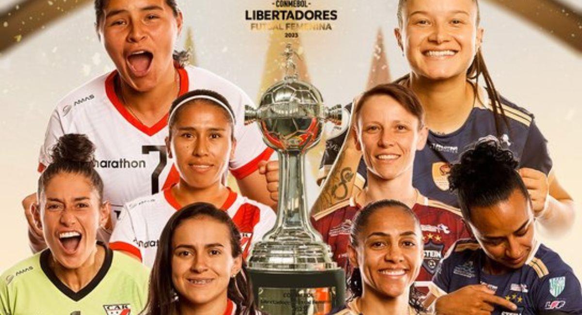 Este domingo 11 la Copa Libertadores de Futsal Femenina llega a su final. Foto: Twitter @LibertadoresFS