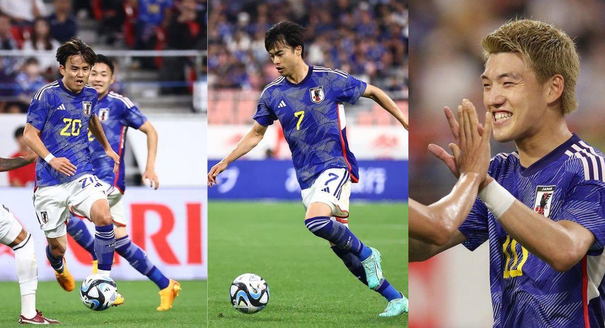 La lista de convocados de Japón. Foto: Instagram @japanfootballassociation