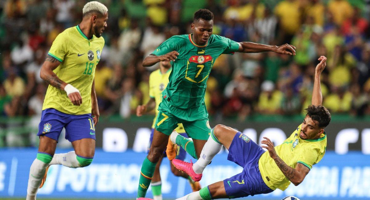 Senegal venció a Brasil. Foto: EFE
