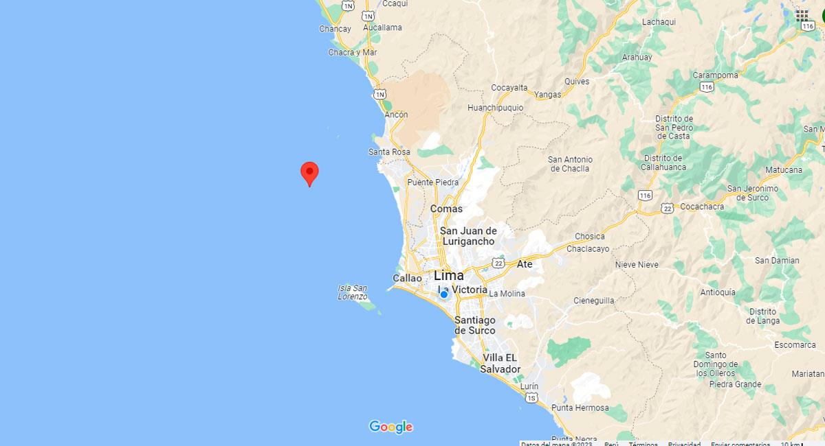 Temblor sacudió Lima este viernes 30 de junio por la madrugada. Foto: Google Maps