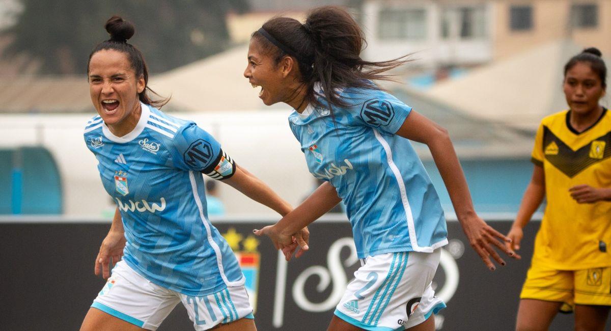Sporting Cristal celebró en la Liga Femenina. Foto: Twitter Liga Femenina