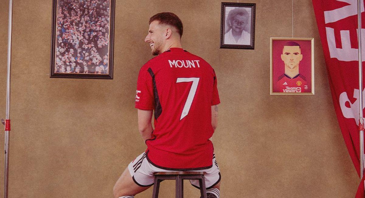Mason Mount, el nuevo '7' del Manchester United. Foto: Twitter @Man Utd