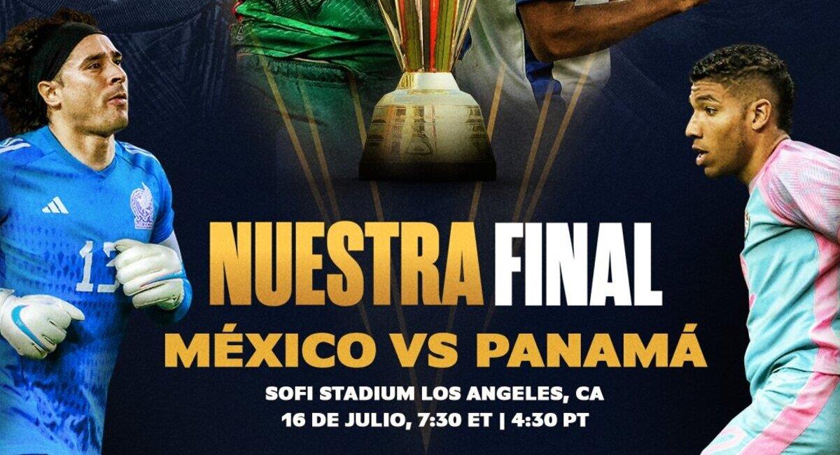México vs Panamá. Foto: @GoldCup