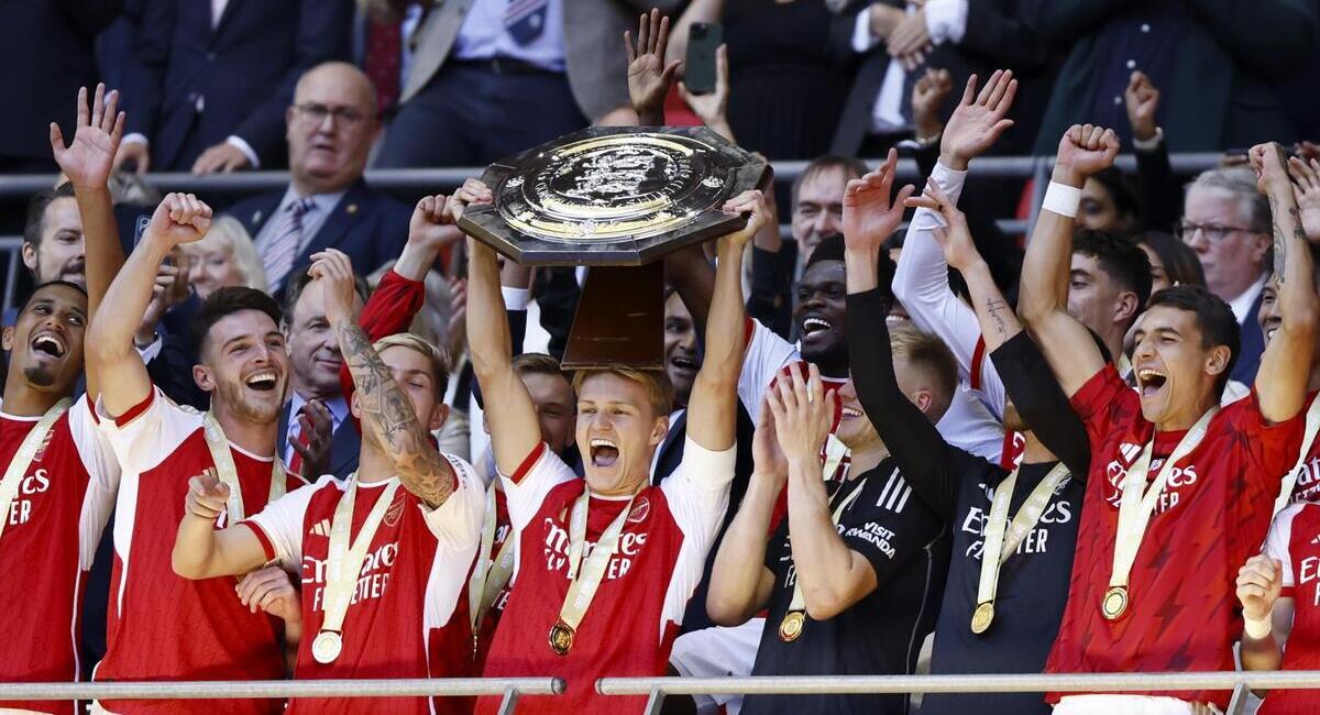 El Arsenal ganó la Community Shield.
. Foto: EFE