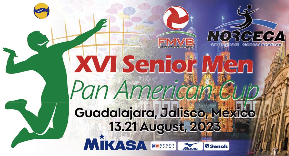 Copa Panamericana de Voleibol Masculino Guadalajara 2023. Foto: Norceca