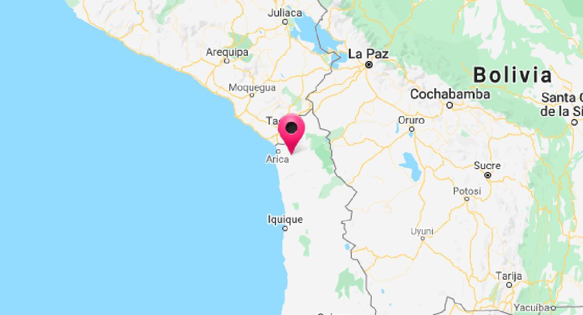Tacna sintió un fuerte temblor este 23 de agosto. Foto: Google Maps