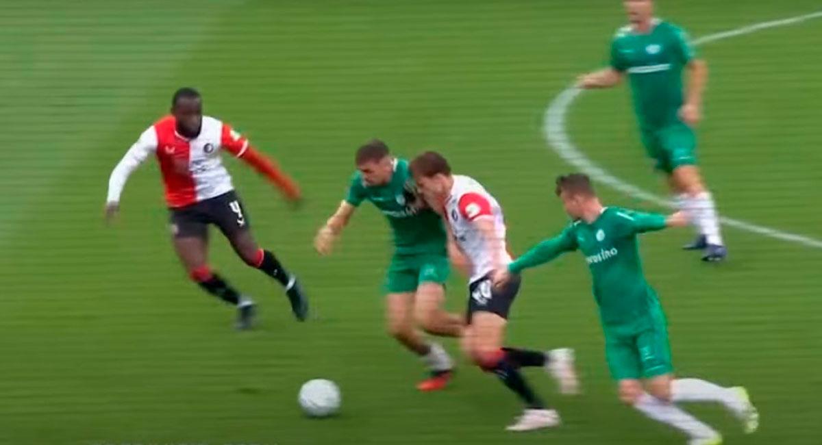 Feyenoord goleó a Almere por la Eredivisie. Foto: Captura: YouTube ESPN