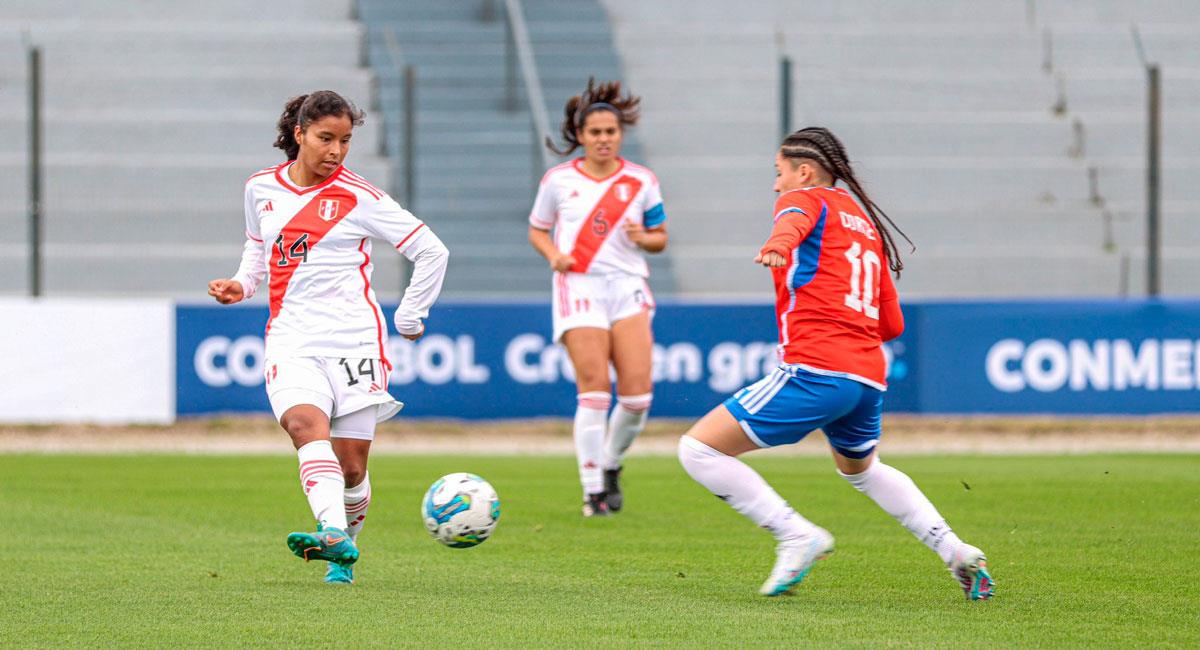 Perú venció a Chile en la Liga Evolución Sub 19 Femenina. Foto: Twitter @AUFimpulsa