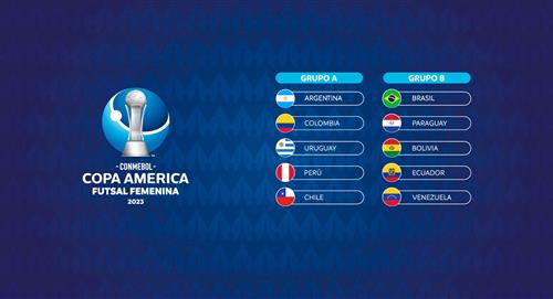Tabla y resultados de la Copa América Futsal Femenina