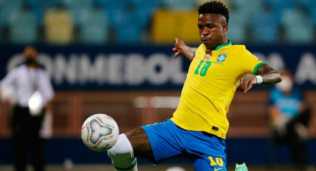 Vinicius Juniors volvió a ser convocado por Brasil. Foto: EFE
