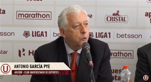 García Pye sobre su rol en Universitario: "No vine a traer jugadores"