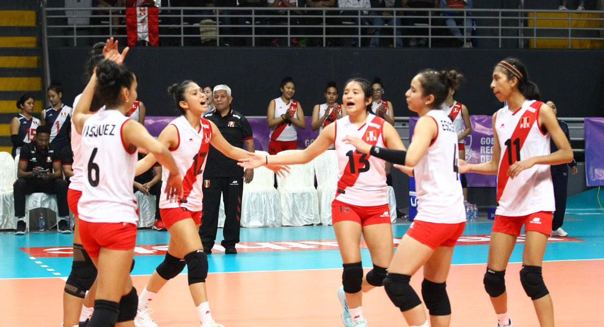 Perú clasificó al Mundial Sub 17 de vóley femenino. Foto: FPV