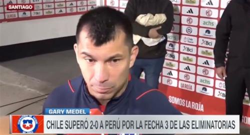 Medel criticó el bajo nivel de Perú: "Pensé que serían agresivos"