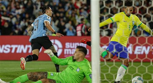 Uruguay vence a Brasil en Montevideo