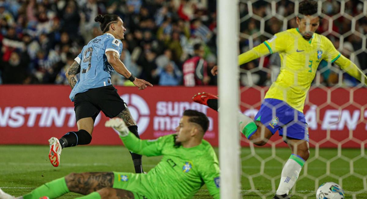 Uruguay vs. Brasil en vivo el partido de Eliminatorias 2026: Goles y  resultado en directo online
