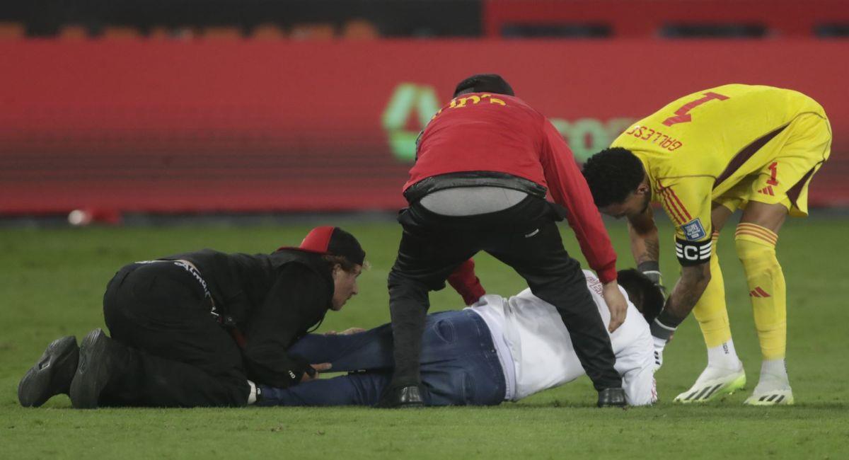Hincha que ingresó en el Perú vs Argentina. Foto: Andina