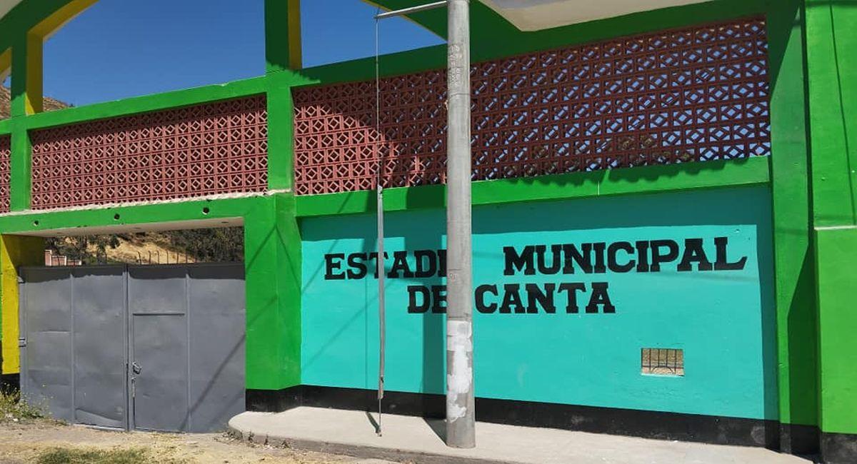 Estadio Municipal de Canta. Foto: Facebook Club Deportivo Huracán
