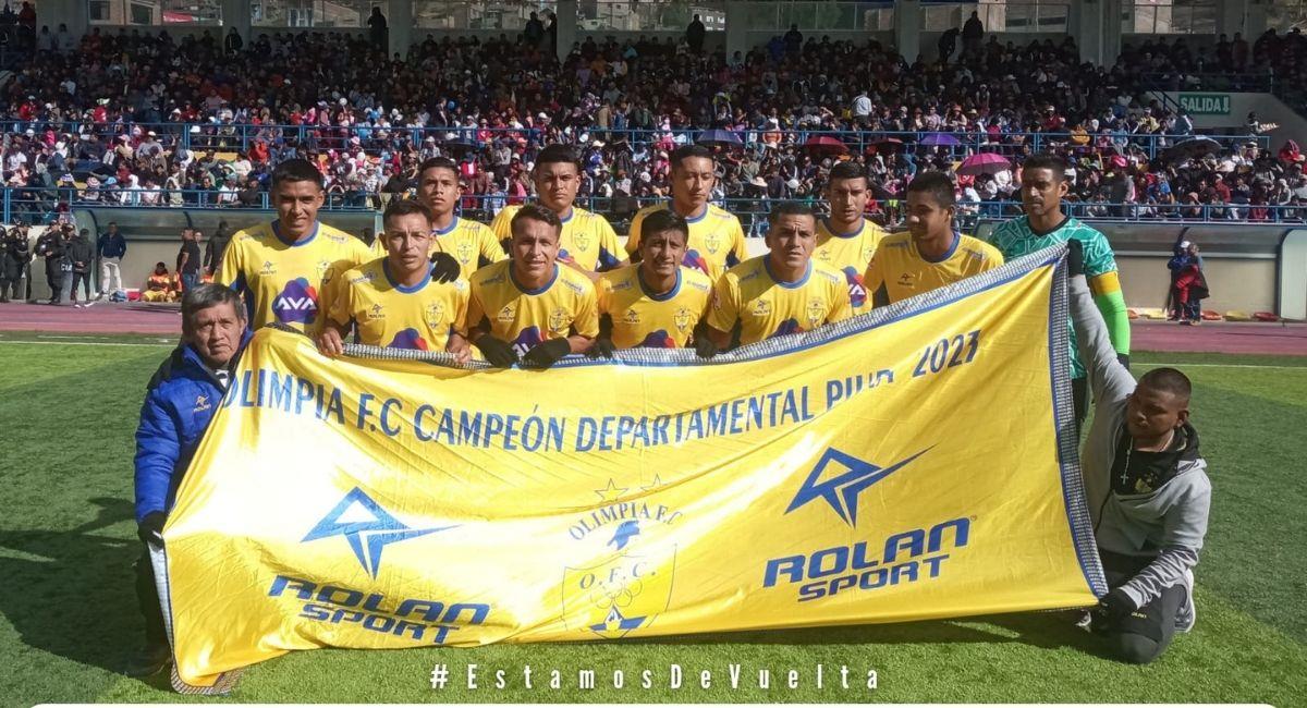 Olimpia FC superó en el global a Deportivo Vianney. Foto: Facebook Olimpia F.C.