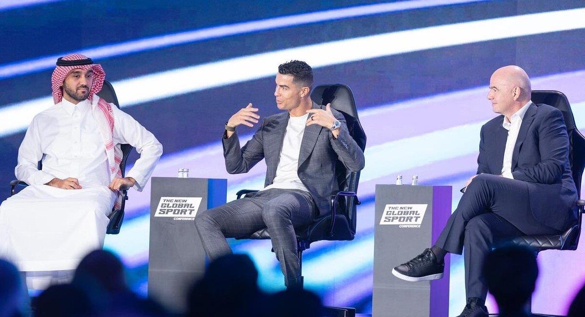 Cristiano Ronaldo fue invitado al lanzamiento del Mundial de eSports. Foto: @Cristiano