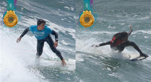 Mafer Reyes y Lucca Messinas se llevan el oro en surf